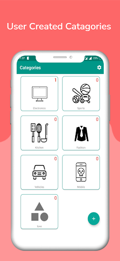 Android application Warranty Manager screenshort