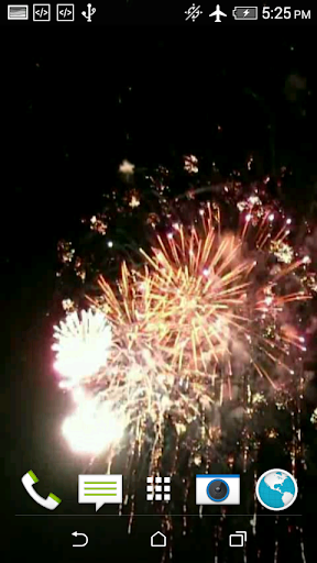 Firework 3D Video Wallpaper Screen 3