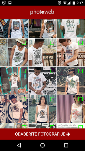 PhotoWeb Screen 2