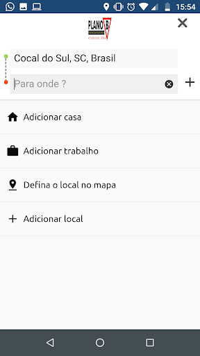 Plano B - Cliente Screen 2