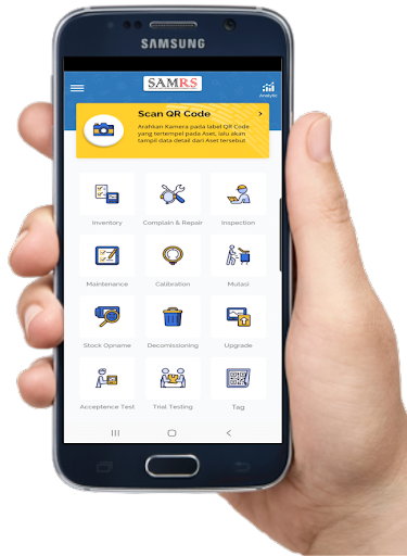 Android application SAMRS screenshort
