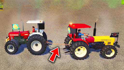 Indian Heavy Driver Tractor 3D