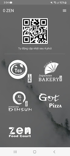 ZEN F&B Screen 2