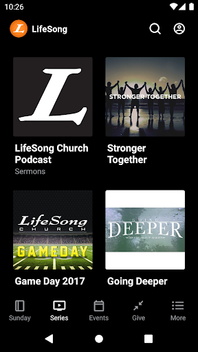 LifeSong Church - SC Screen 2