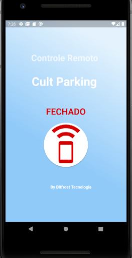 Android application Cult Park App Controle screenshort