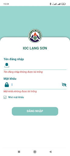 Android application IOC Lạng Sơn screenshort