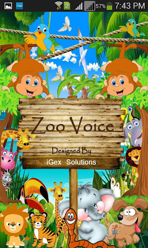 Android application Zoo Voice screenshort