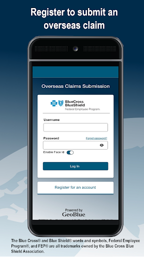 Android application BCBS FEP Overseas screenshort