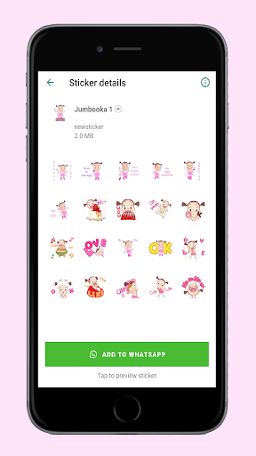 Cute Jumbooka WAStickerApps