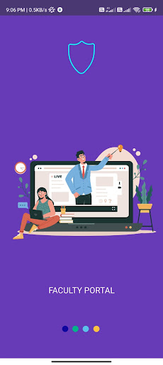 Android application Faculty Portal screenshort