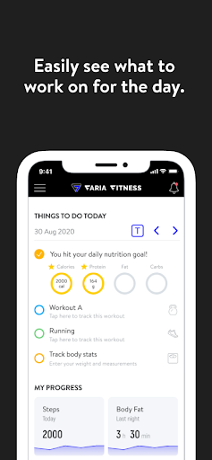 FARIA FITNESS Screen 2