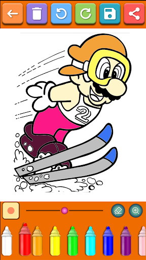 Android application MariaLuigisi Coloring Pages screenshort