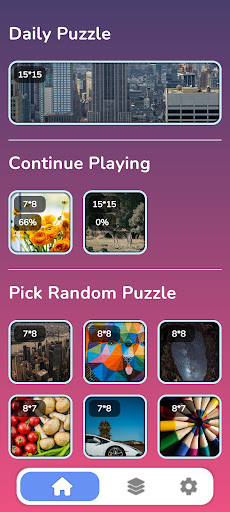 Android application Jigsaw Puzzle Daily screenshort
