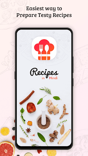 Android application Recipes in Hindi screenshort