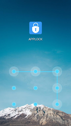 Android application AppLock Theme Mountain screenshort