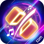 Cover Image of Download Dancing Blade: Slicing EDM Rhy  APK