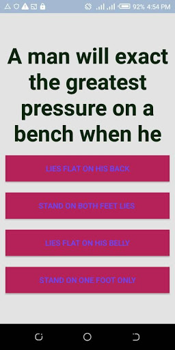 Physics and Chemistry Quiz Screen 3
