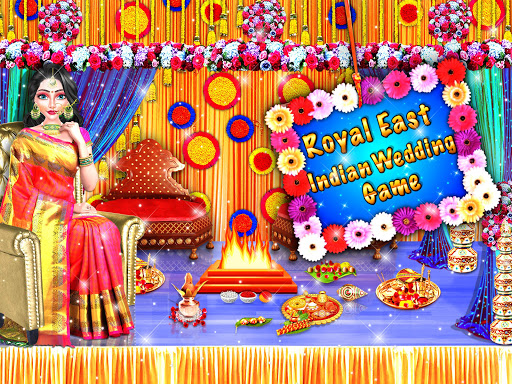 Android application Royal East Indian Wedding Game screenshort
