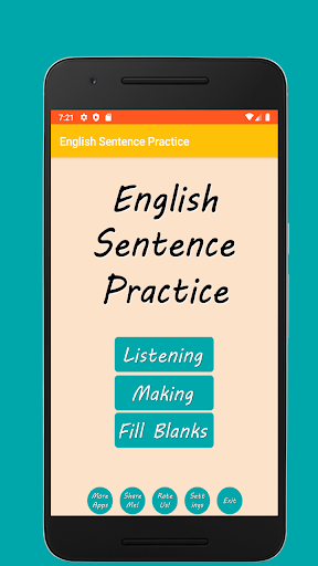 English Sentence Listen & Make Screenshot 1 - AppWisp.com