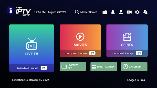 Megaott IPTV Android APK 2