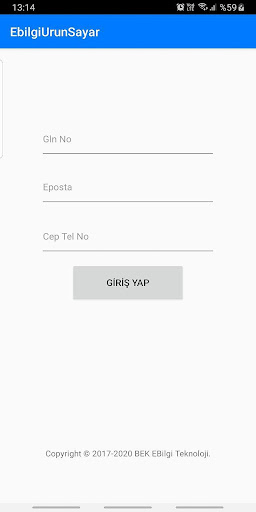 EBilgi Ürün Sayar Screen 2