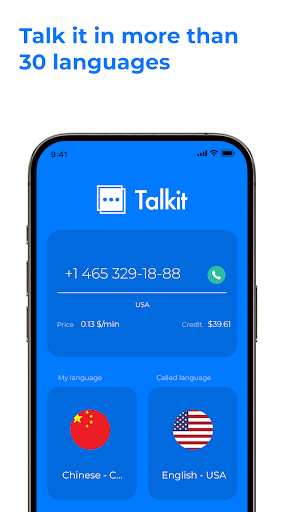 Talkit - Call Translator Screen 3
