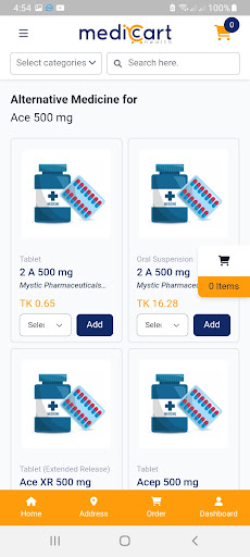 MediCart Screenshot