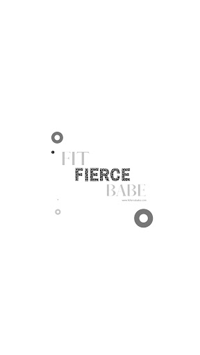 Android application Fit Fierce Babe screenshort