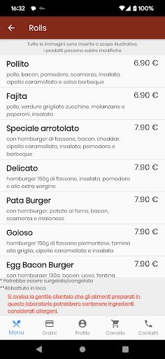 Android application Boccadillo screenshort