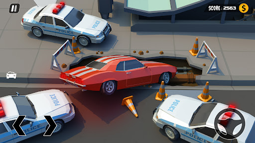 Dodge Car Games : Police Chase Screen 2