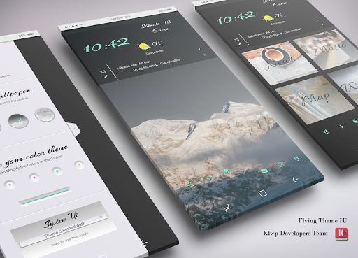 Flying Theme IU for Kustom Screen 2