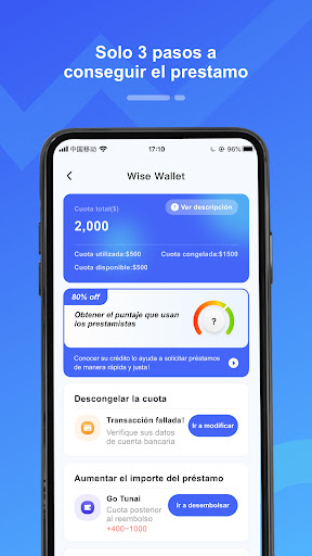 Android application Wise Wallet-Préstamo Crédito screenshort