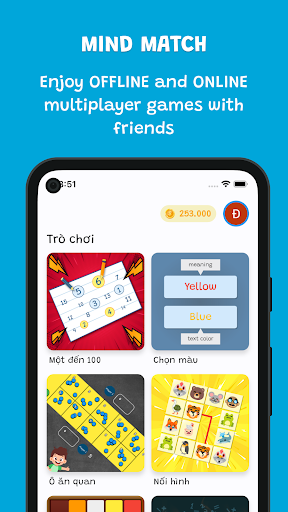 Android application Mind Match - 2 Player Games screenshort