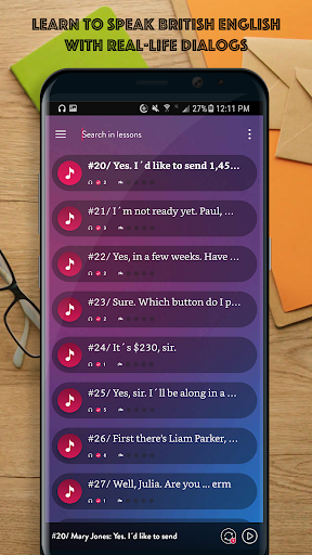 British English Conversation Screen 2