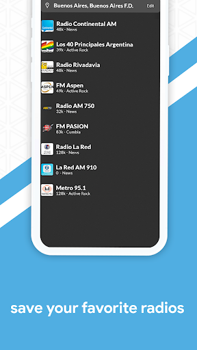 Radios Argentina Screen 3