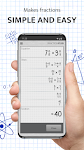 screenshot of Fraction Calculator Plus