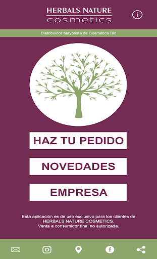 Android application HERBALS NATURE COSMETICS screenshort