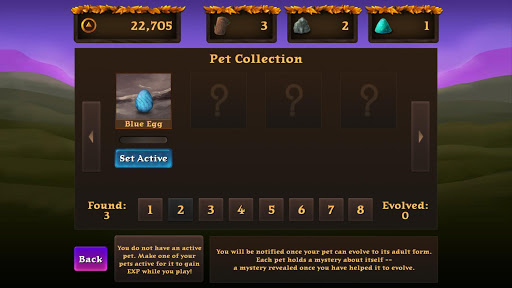 Faerie Solitaire Harvest Screen 2