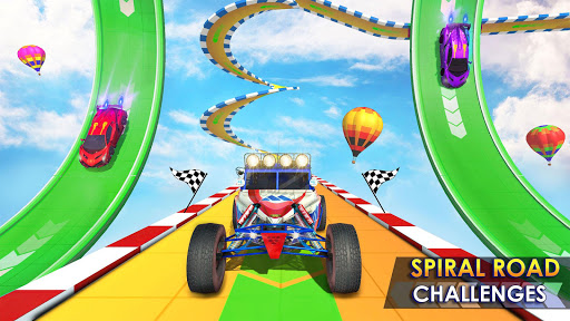 Mega Ramp Spiral Car Stunt Racing Games screenshots 9