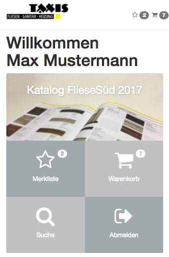 Android application Taxis / Fliese,Sanitär,Heizung screenshort
