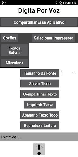 Aplicativo Que Fala e Escreve Screen 2