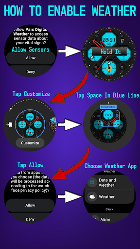 Pars Hitit Hybrid Watch Face