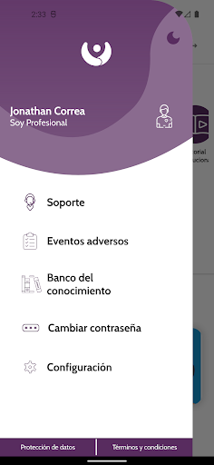 Android application Clínica San Rafael Conecta screenshort