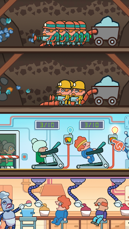 Game screenshot Idle Humans: Mining Game apk download