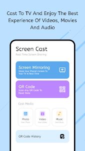 Screen Cast - Mirroring to TV