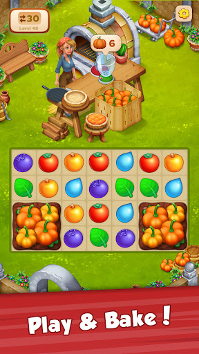 Android application Farm Rescue Match-3 screenshort