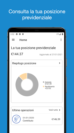 Android application Perseo Sirio screenshort