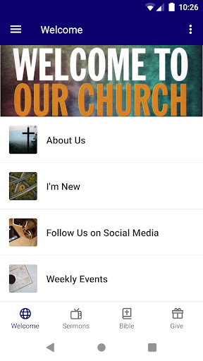 Android application True Worship Church App screenshort