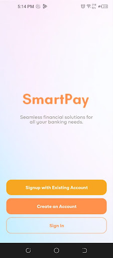 Android application SmartPay screenshort