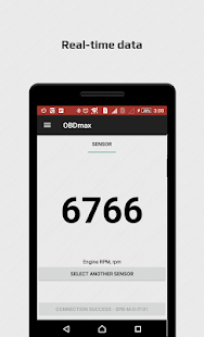 OBD2 scanner & fault codes description: OBDmax Screenshot